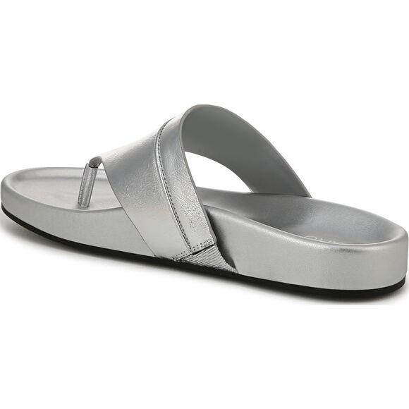 Franco Sarto Brooks Silver Sandal Size 8 New In Box NWT - Picture 8 of 11